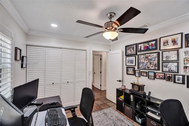 Home Office, Interior, Recessed Lighting