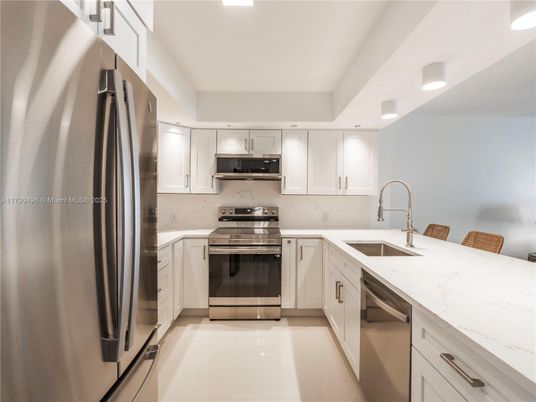 Interior, Kitchen, Recessed Lighting, Stainless Steel Appliances