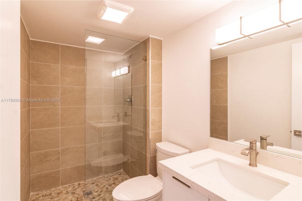 Bathroom, Glass Shower, Interior