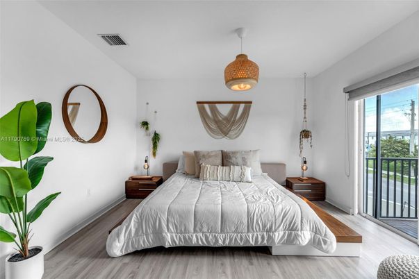 Bedroom, Interior, Wood Texture Flooring