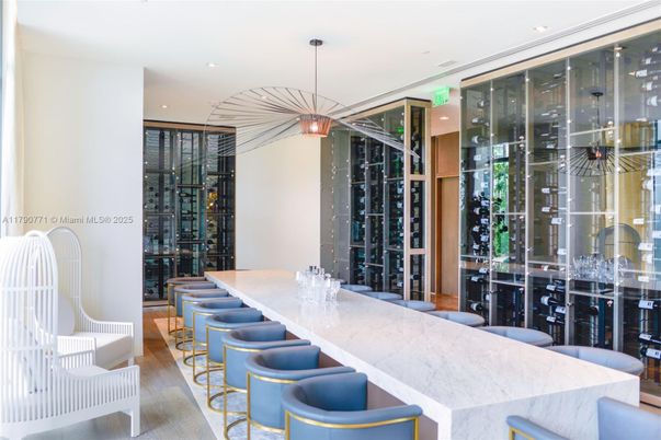 Interior, Pendant Lights, Recessed Lighting, Wine Storage, Wood Texture Flooring