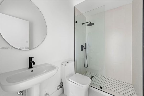 Bathroom, Glass Shower, Interior