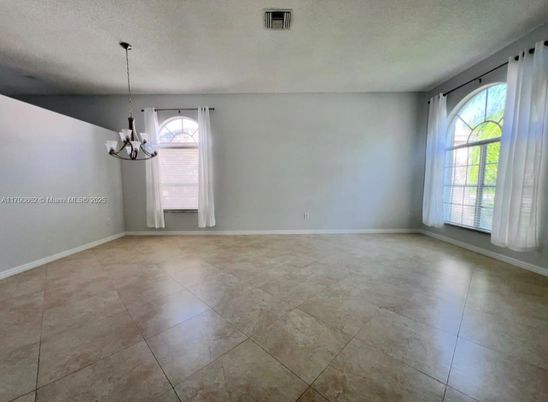 Chandelier, Empty room, Interior
