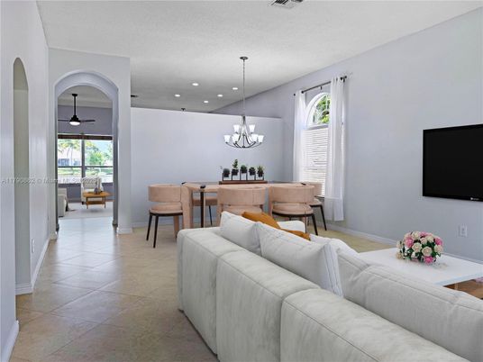 Chandelier, Dining room, Interior, Living room, Recessed Lighting