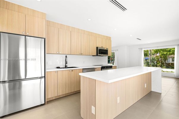 Interior, Kitchen, Recessed Lighting, Stainless Steel Appliances