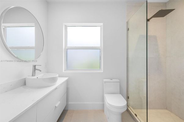 Bathroom, Glass Shower, Interior