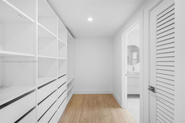 Interior, Recessed Lighting, Walk-in Closets, Wood Texture Flooring