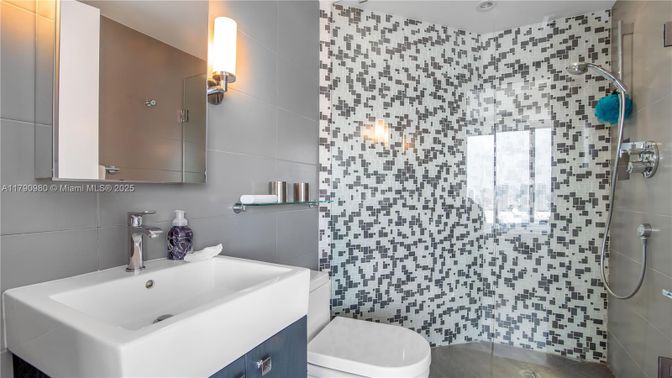 Bathroom, Glass Shower, Interior