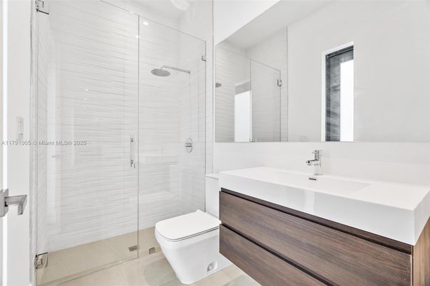 Bathroom, Glass Shower, Interior