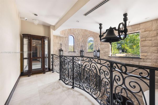 Chandelier, Interior, Stone Walls