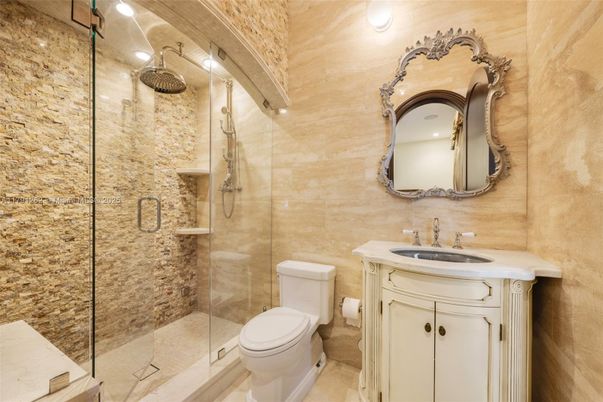 Bathroom, Glass Shower, Interior