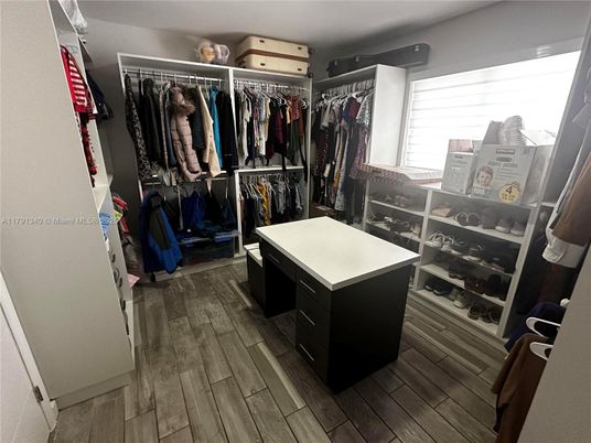 Interior, Walk-in Closets, Wood Texture Flooring