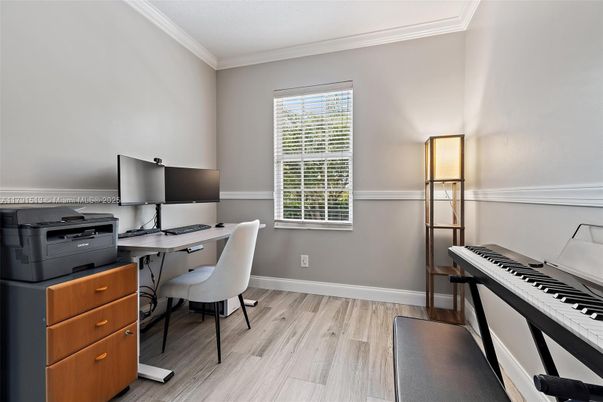 Home Office, Interior, Wood Texture Flooring