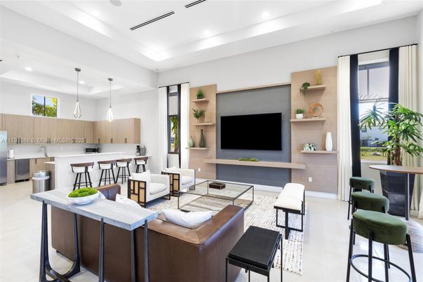 Interior, Kitchen, Living room, Pendant Lights, Recessed Lighting, Stainless Steel Appliances