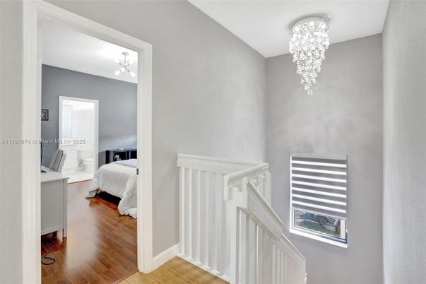 Bedroom, Chandelier, Interior, Wood Texture Flooring