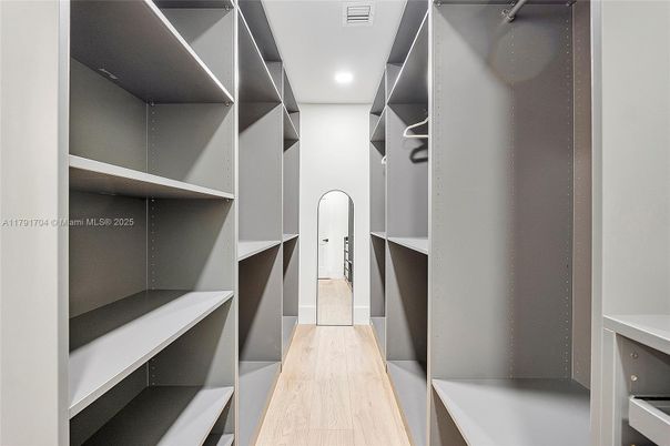 Interior, Recessed Lighting, Walk-in Closets, Wood Texture Flooring