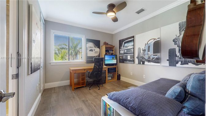 Home Office, Interior, Wood Texture Flooring