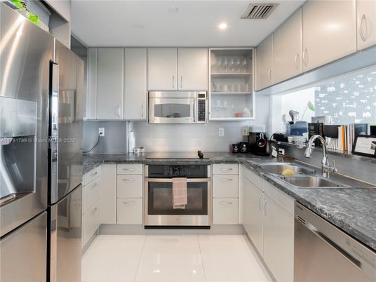 Interior, Kitchen, Recessed Lighting, Stainless Steel Appliances