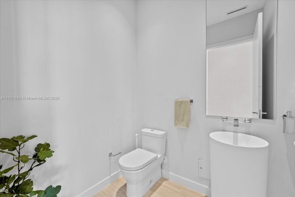 Bathroom, Interior, Wood Texture Flooring