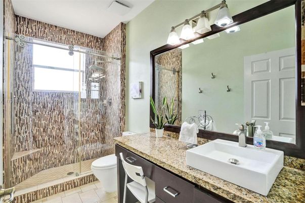 Bathroom, Glass Shower, Interior