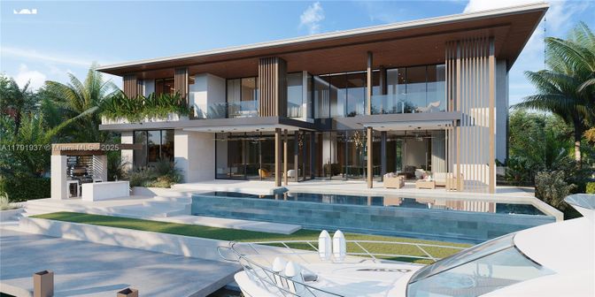 Exterior, Facade, Pool, Modern