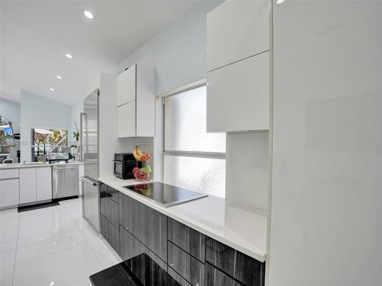 Interior, Kitchen, Recessed Lighting, Stainless Steel Appliances