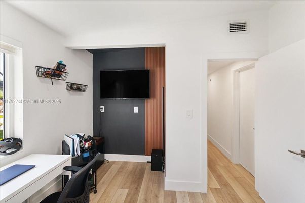 Home Office, Interior, Wood Texture Flooring