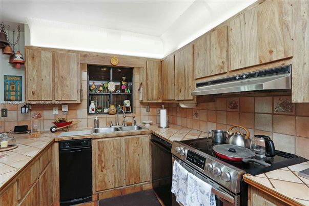 Interior, Kitchen, Stainless Steel Appliances, Tile Countertops