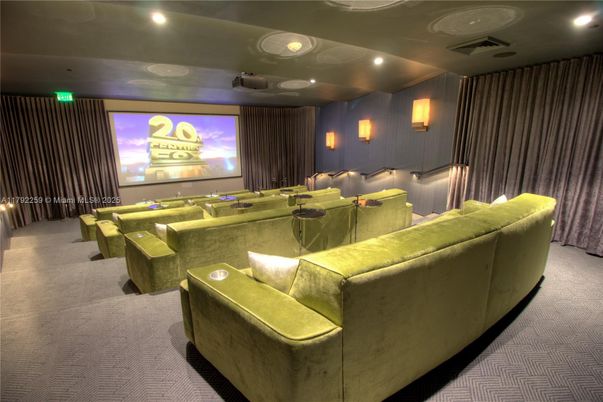 Home Theatre Room, Interior, Projection Screen, Recessed Lighting, Theatre Room