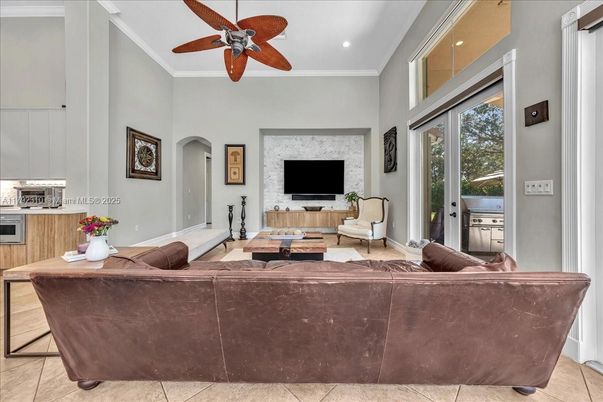 Interior, Living room, Recessed Lighting
