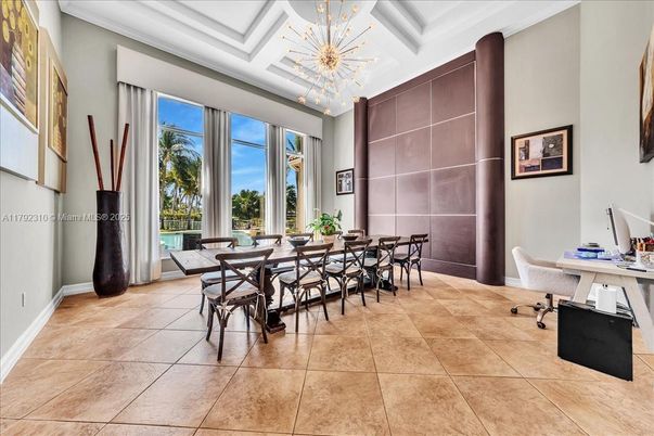 Dining room, Interior, Pendant Lights