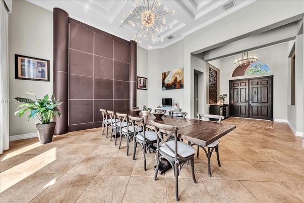 Dining room, Interior, Pendant Lights