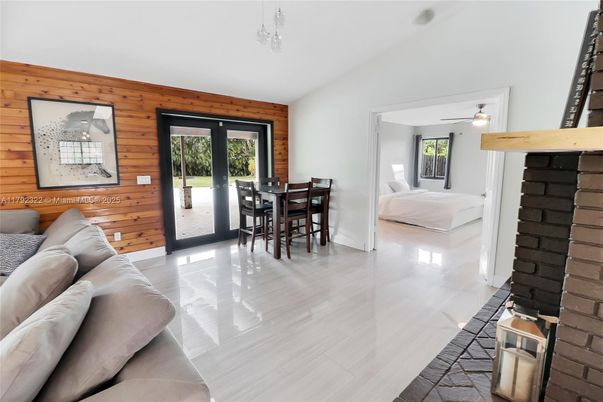 Dining room, Interior, Wooden Walls