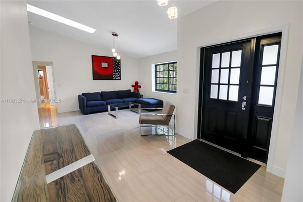 Interior, Living room, Pendant Lights, Wood Texture Flooring