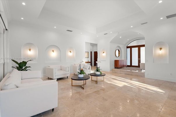 Interior, Living room, Recessed Lighting