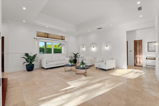 Interior, Living room, Recessed Lighting