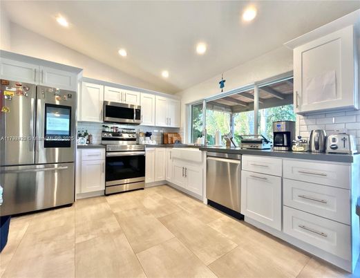 Interior, Kitchen, Recessed Lighting, Stainless Steel Appliances