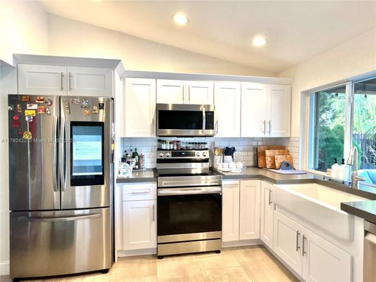 Interior, Kitchen, Recessed Lighting, Stainless Steel Appliances