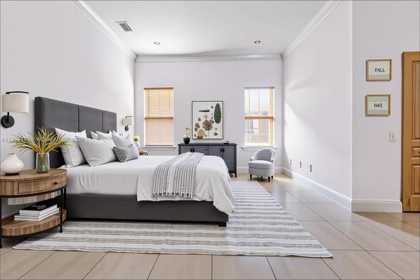 Bedroom, Interior, Recessed Lighting