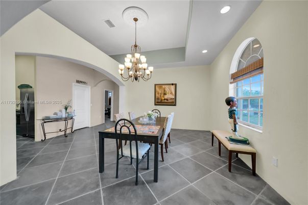 Chandelier, Dining room, Interior, Recessed Lighting