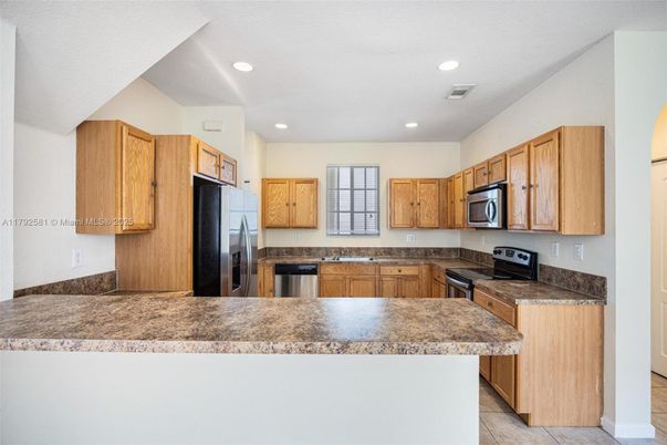 Interior, Kitchen, Recessed Lighting, Stainless Steel Appliances