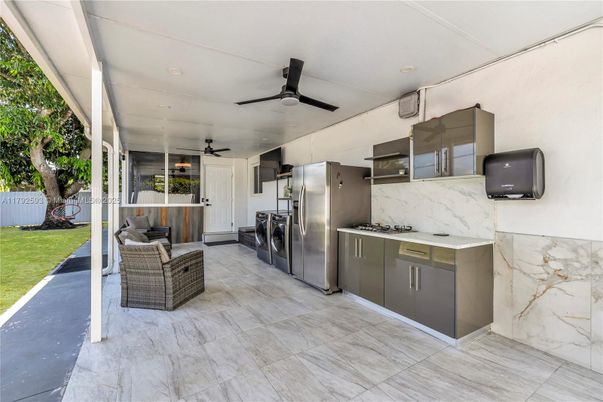 Interior, Kitchen, Marble Walls