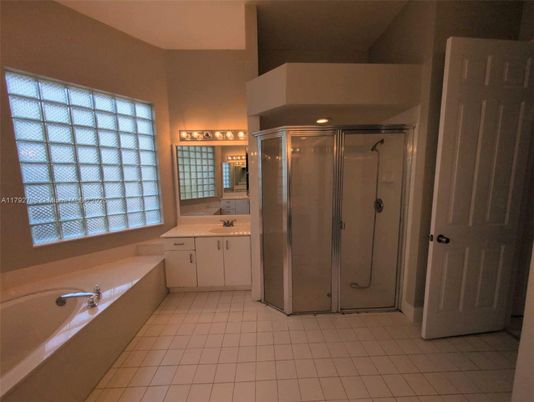 Bathroom, Dual Sink Vanities, Glass Shower, Interior