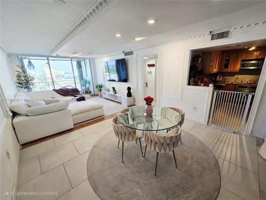 Dining room, Interior, Kitchen, Living room, Recessed Lighting, Stainless Steel Appliances
