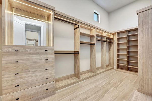 Interior, Walk-in Closets, Wood Texture Flooring