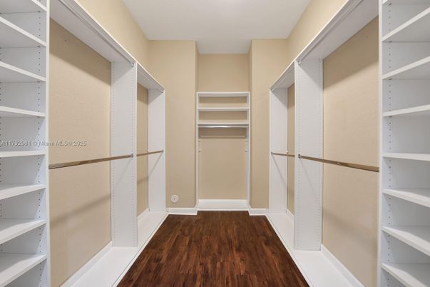 Interior, Walk-in Closets, Wood Texture Flooring