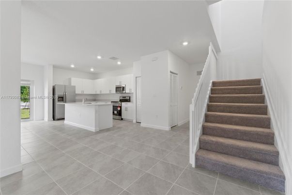 Interior, Kitchen, Recessed Lighting, Stainless Steel Appliances