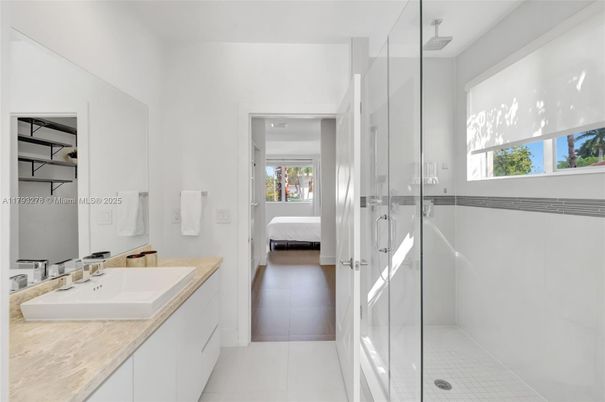 Bathroom, Glass Shower, Interior
