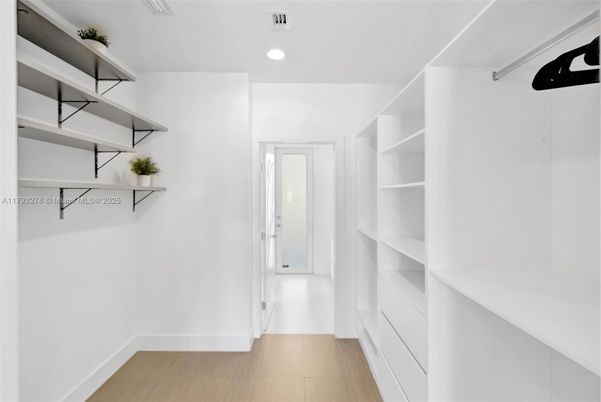 Interior, Recessed Lighting, Walk-in Closets, Wood Texture Flooring