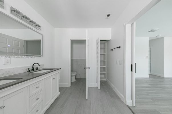Bathroom, Interior, Wood Texture Flooring